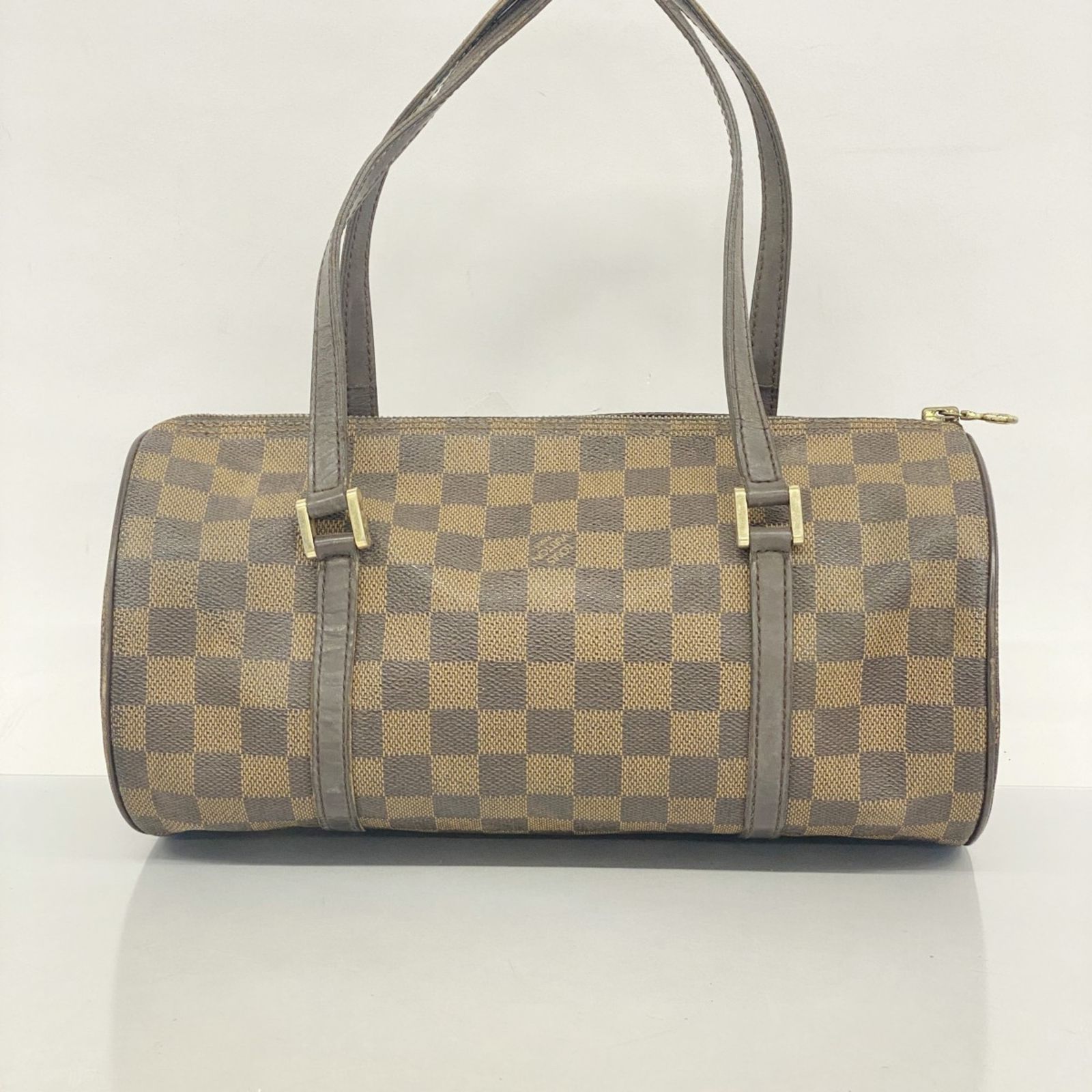 美品　ルイヴィトン　パピヨンPM　26　ダミエ　ハンドバック　手提げ　エベヌ ルイ・ヴィトン(Louis Vuitton) ルイ・ヴィトン ハンドバッグ