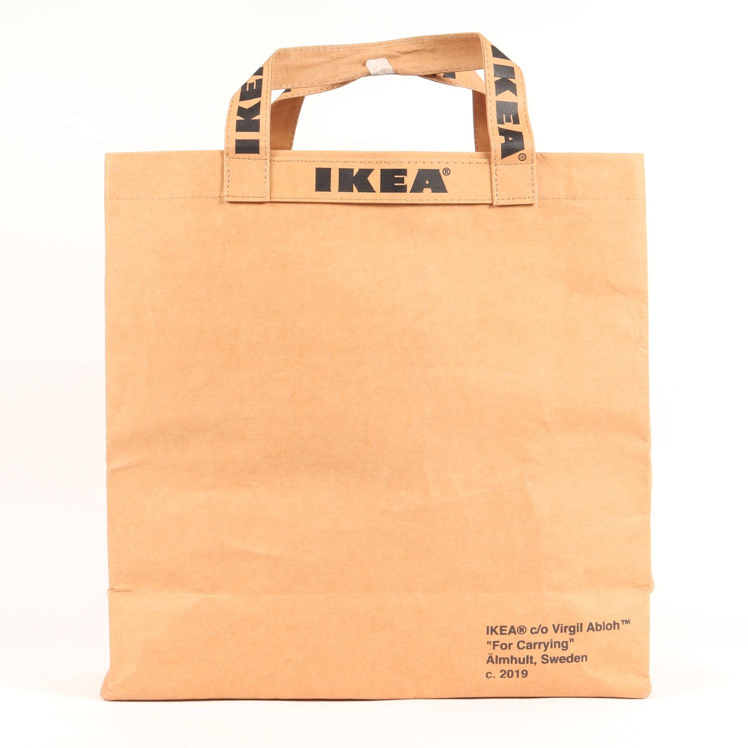 OFF-WHITE オフホワイト バッグ IKEA イケア トートバッグ キャリー 