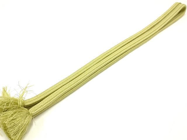 平和屋着物 上 有職組紐道明 帯締め 冠組 青朽葉色 宮内庁御用 国立博物館御用 東京芸術大学御用 AABA9923ay