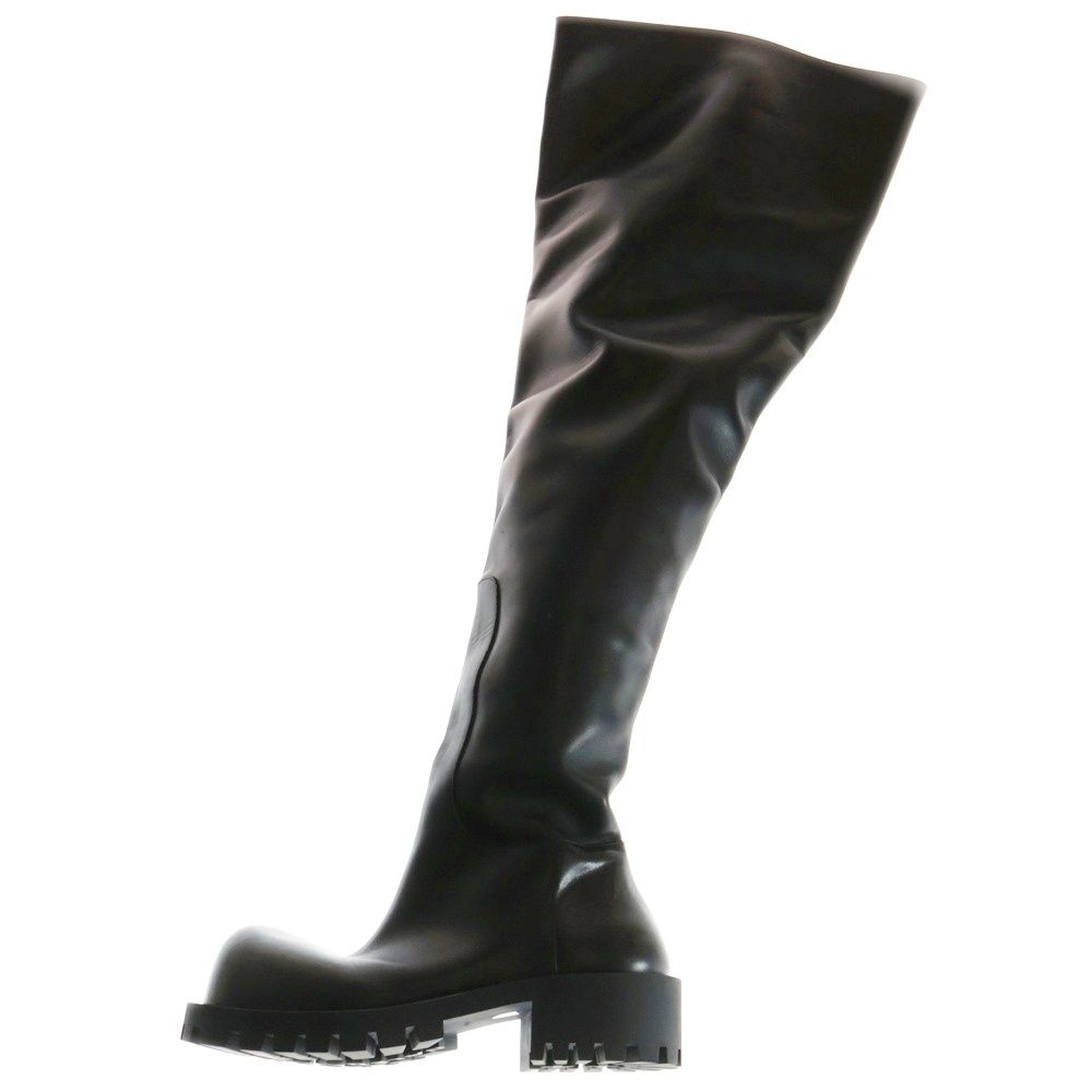 BALENCIAGA バレンシアガ HUMMER CUISSARDES ハマーレザーロングブーツ ブラック 712809