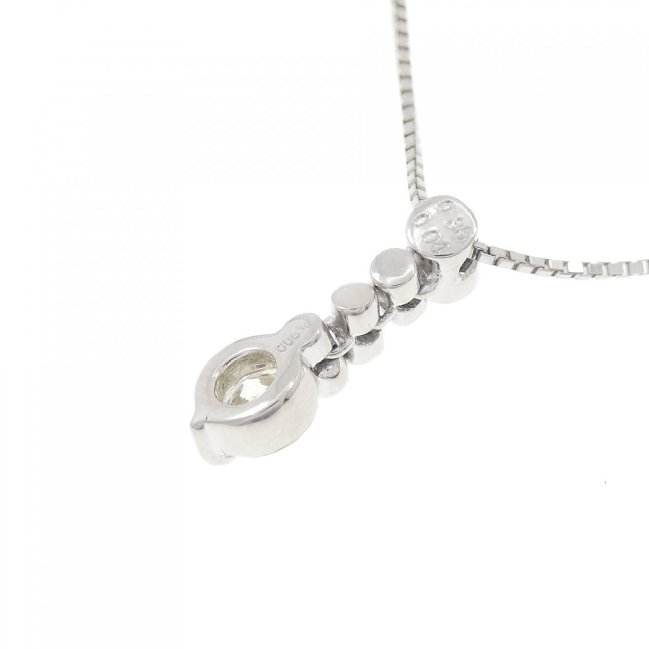 PT900/PT850 ダイヤモンド ネックレス 0.35CT - メルカリ
