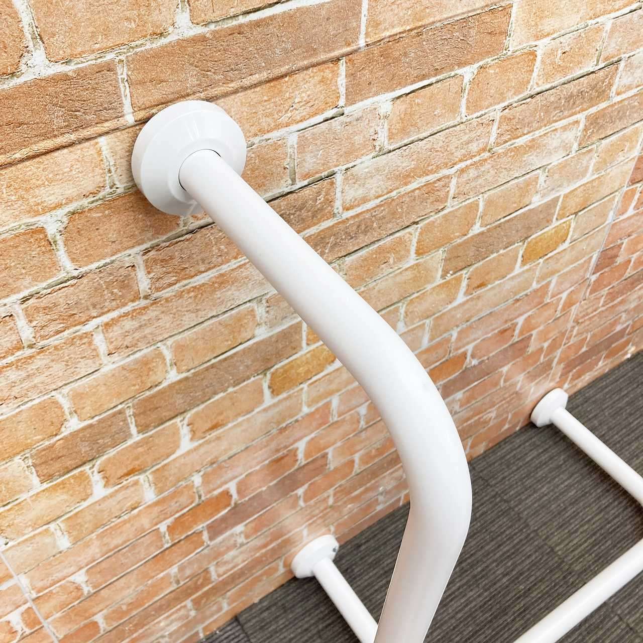 2個セット ナカ工業 樹脂製補助手すり 幅700㎜ 70㎝ 多用途用 パブリック向け L型 J0066 HRDEVELOPMENT_JP