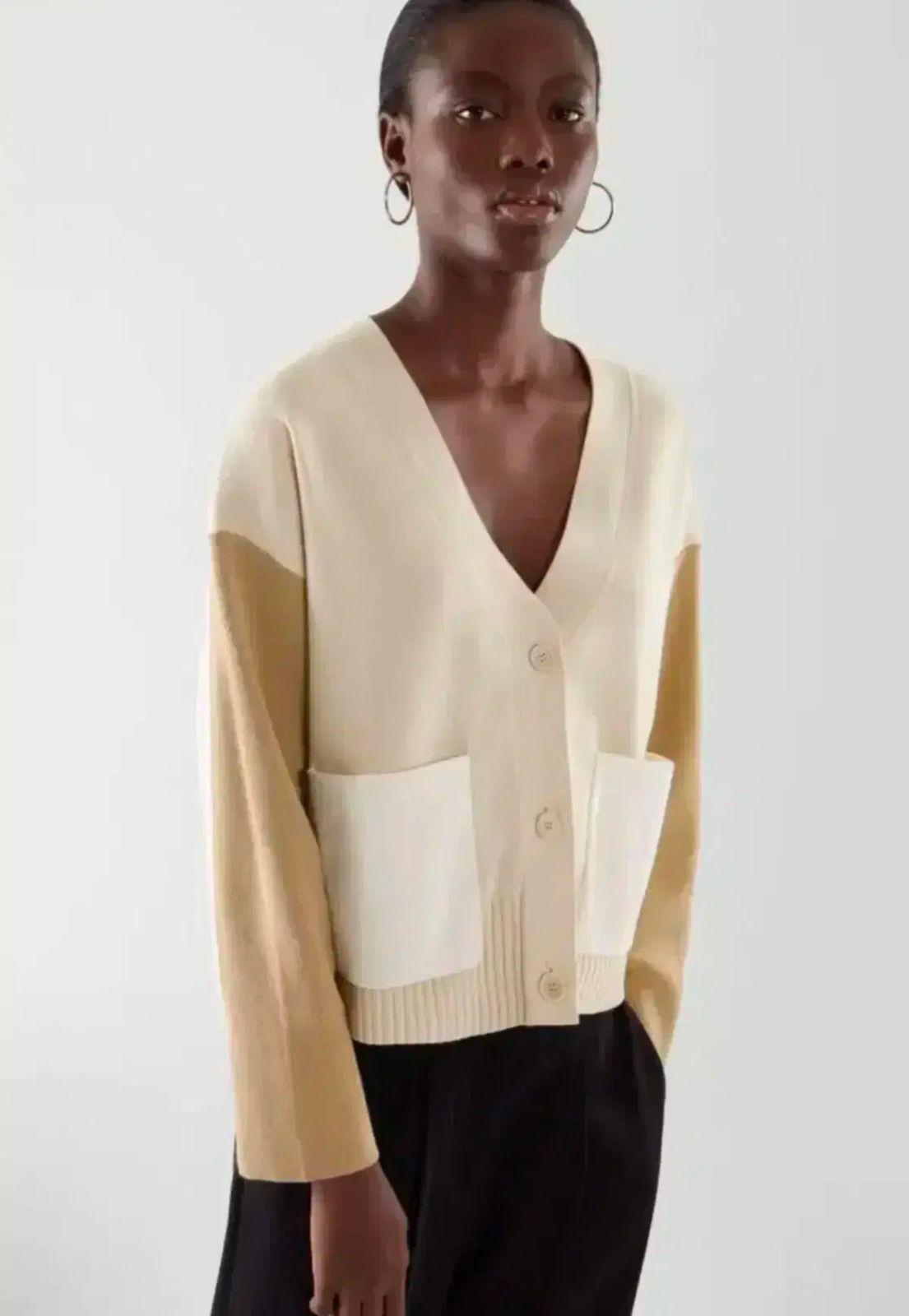 COS カーディガン COS MEN” ダブルフェイスニットカーディガン