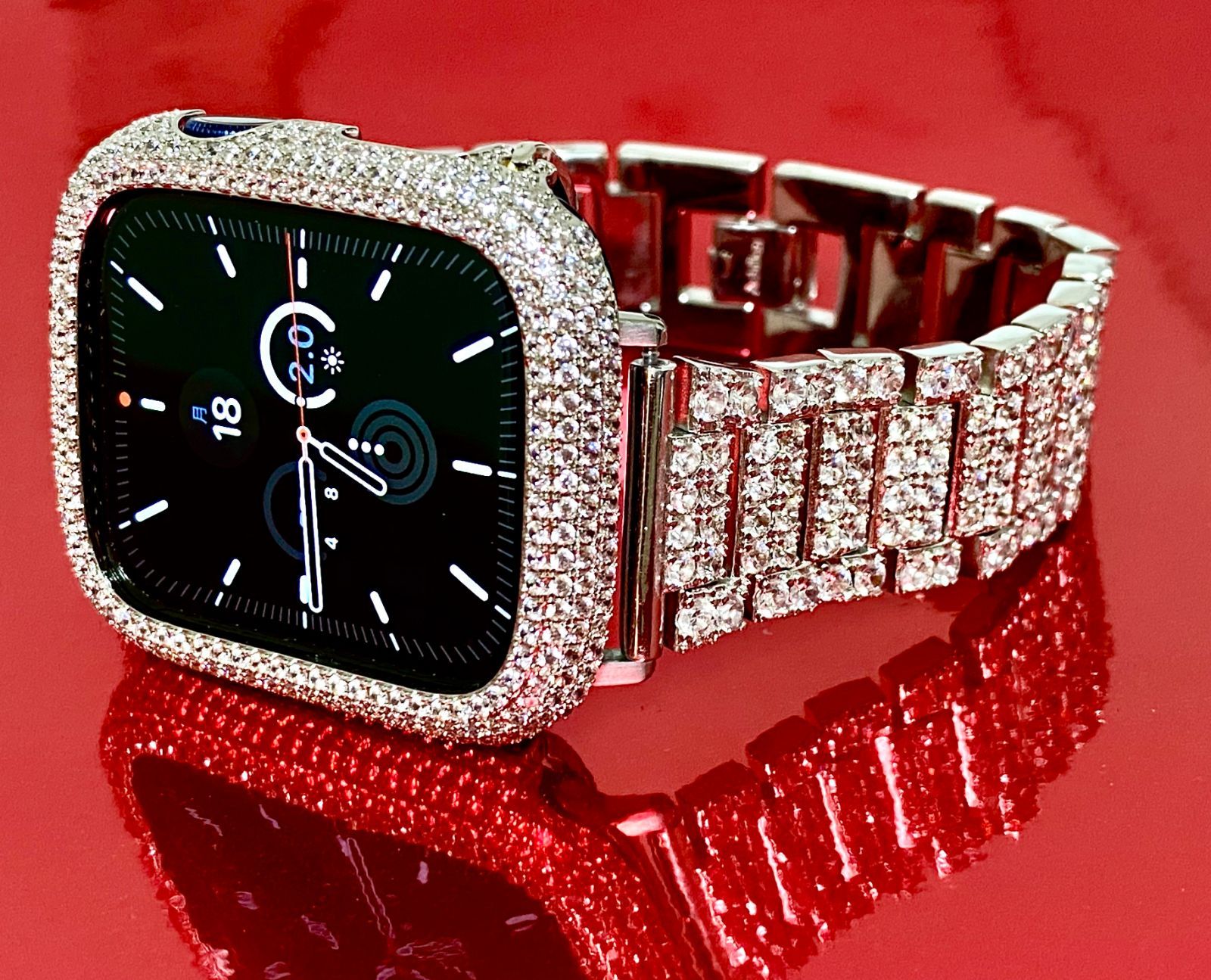44mm キラキラカバー 時計バンド カスタム 44mm キラキラカバー 時計バンド カスタム - メルカリ
