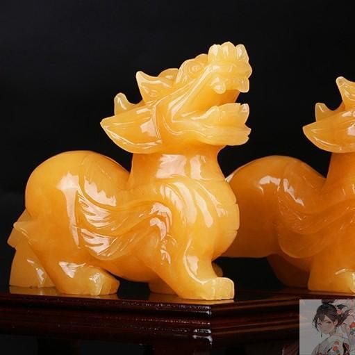 新品未使用】貔貅 ヒキュウ 翡翠 天然石 置物 オブジェ 水