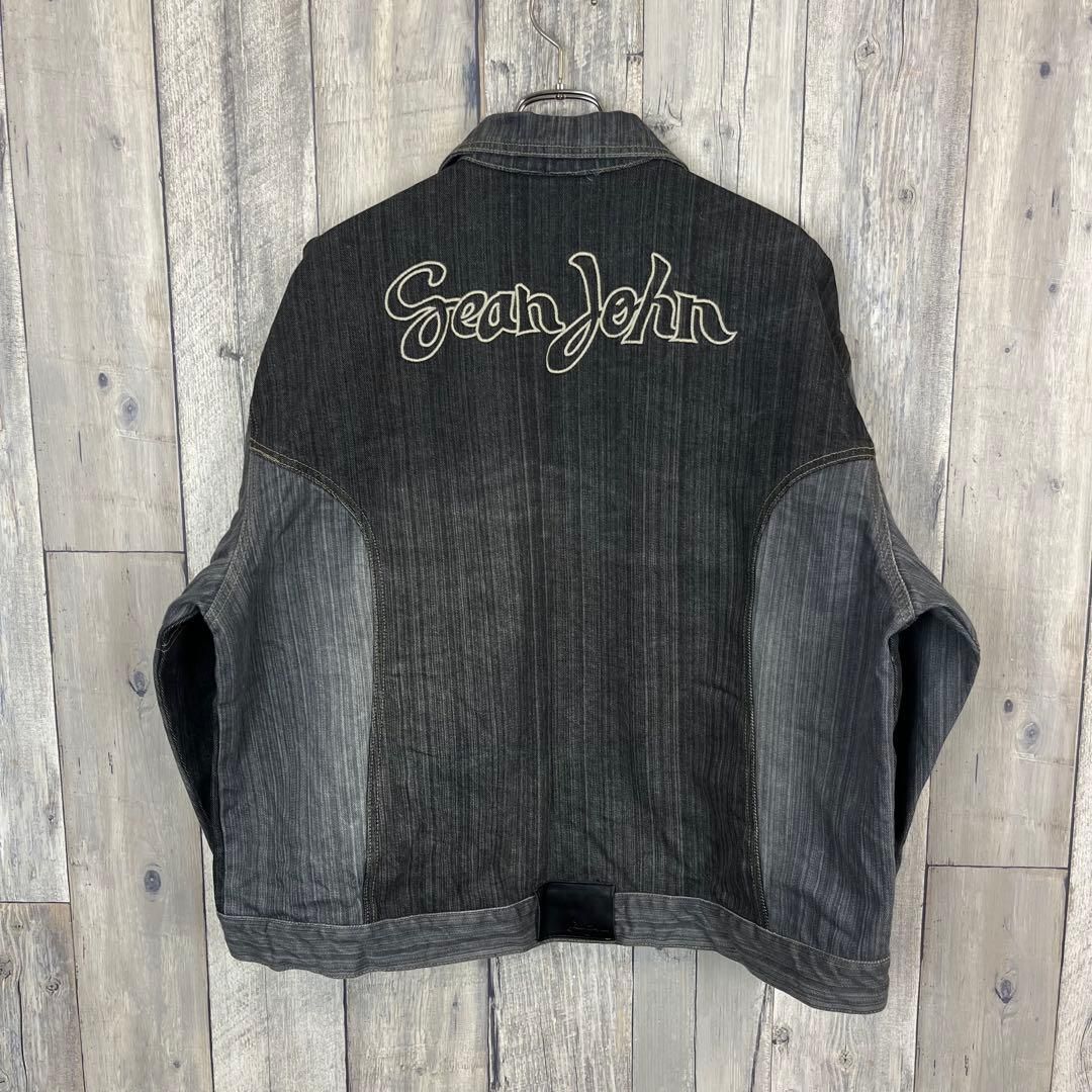SEAN JOHN ショーンジョン ブラック デニムジャケット XL