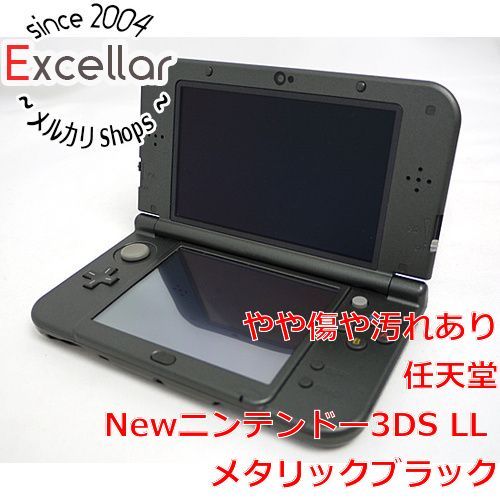 [bn:15] 任天堂Newニンテンドー3DS LL メタリックブラック本体のみ本体いたみ