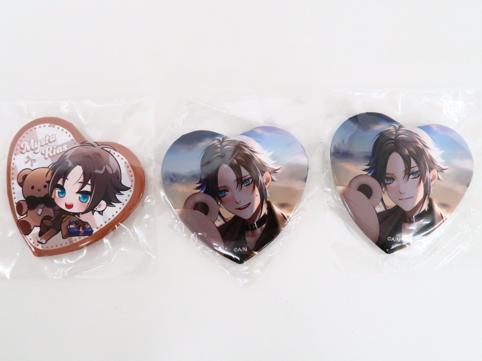 にじさんじ ミスタリアス MystaRias 缶バッチ　74点 にじさんじEN ミスタリアス MystaRias 缶バッジ バレンタイン