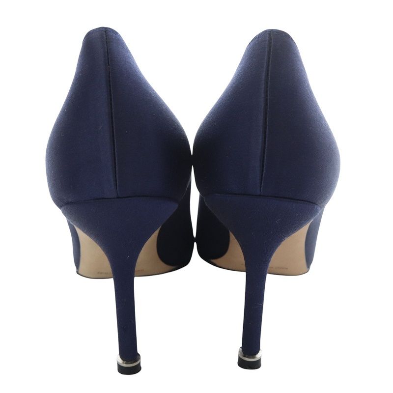 マノロブラニク MANOLO BLAHNIK ハンギシ パンプス ピンヒール ポイン