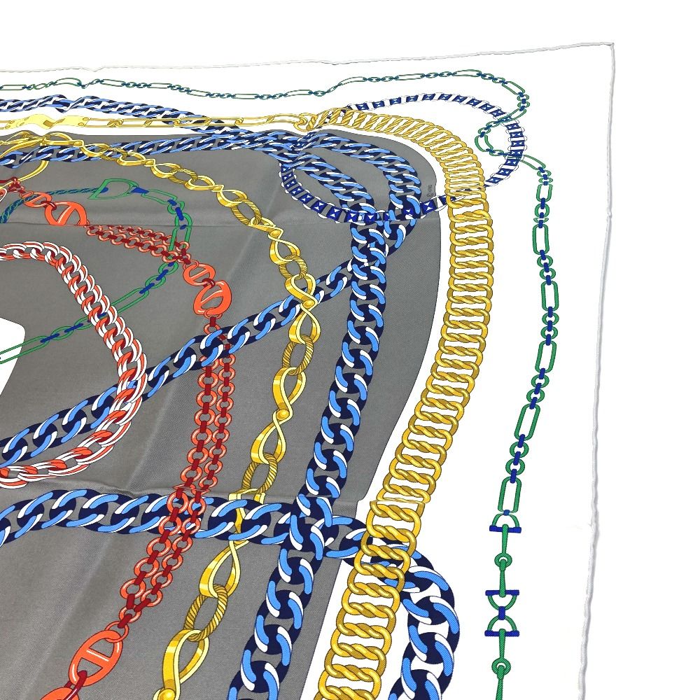 エルメス レアクション・アン・シェーヌ カレ90 スカーフ - メルカリ