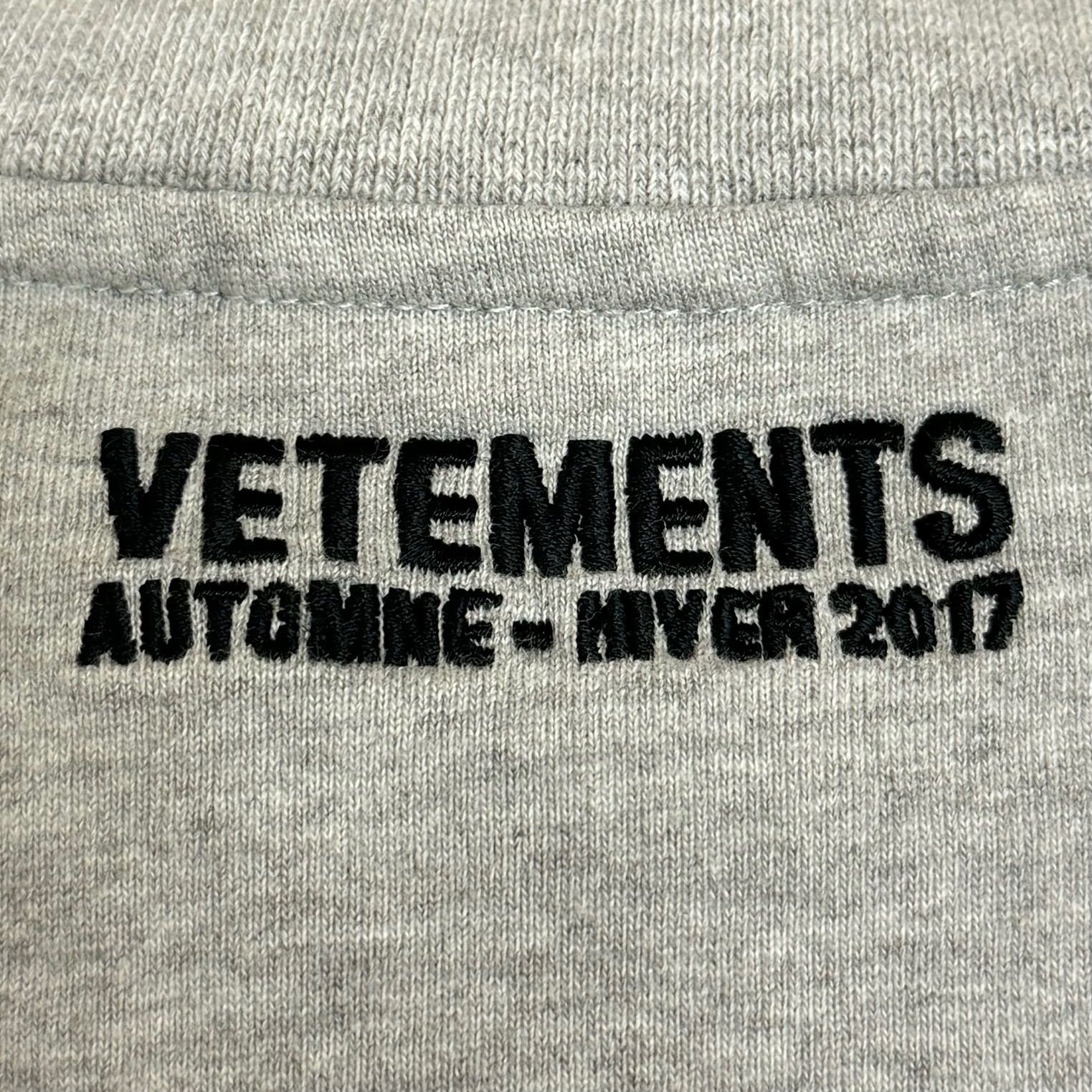 VETEMENTS Unidad Hombres Oversize T-Shirt オーバーサイズTシャツ
