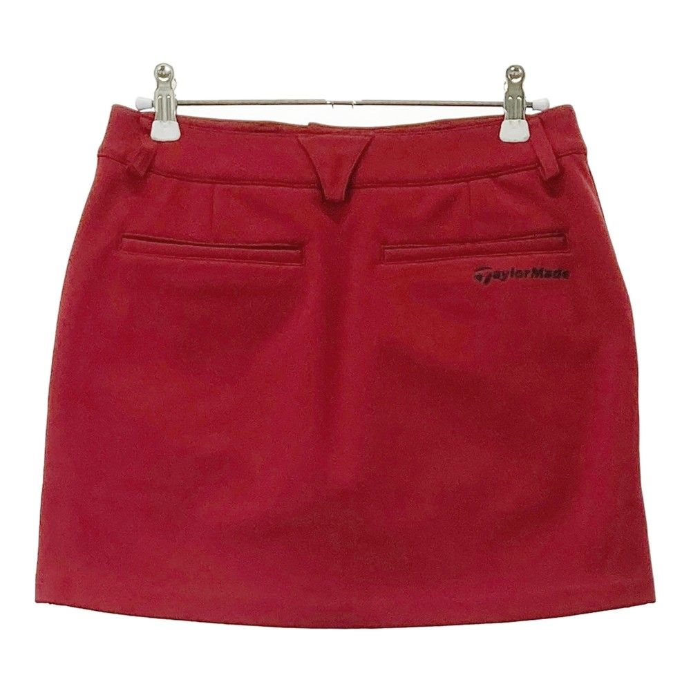 サイズ：XS TAYLOR MADE テーラーメイド インナー付 スカート レッド系
