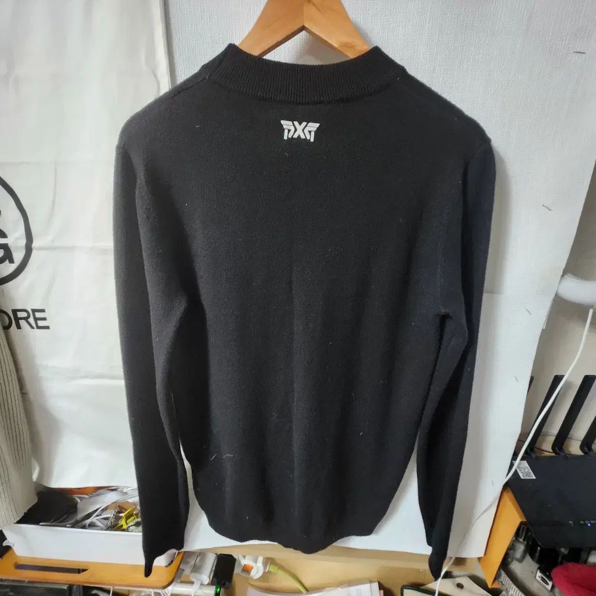 PXG ブラック ニット ゴルフウェア L