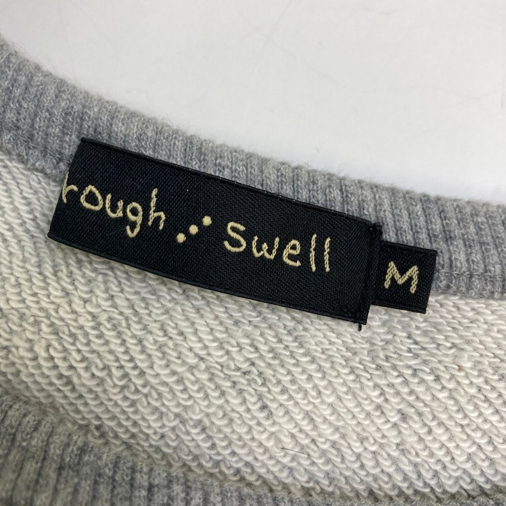 rough&swell ラフアンドスウェル　半袖トレーナー　スウェット　L ロゴ サイズ：M ROUGH&SWELL ラフアンドスウェル 半袖 スウェットT