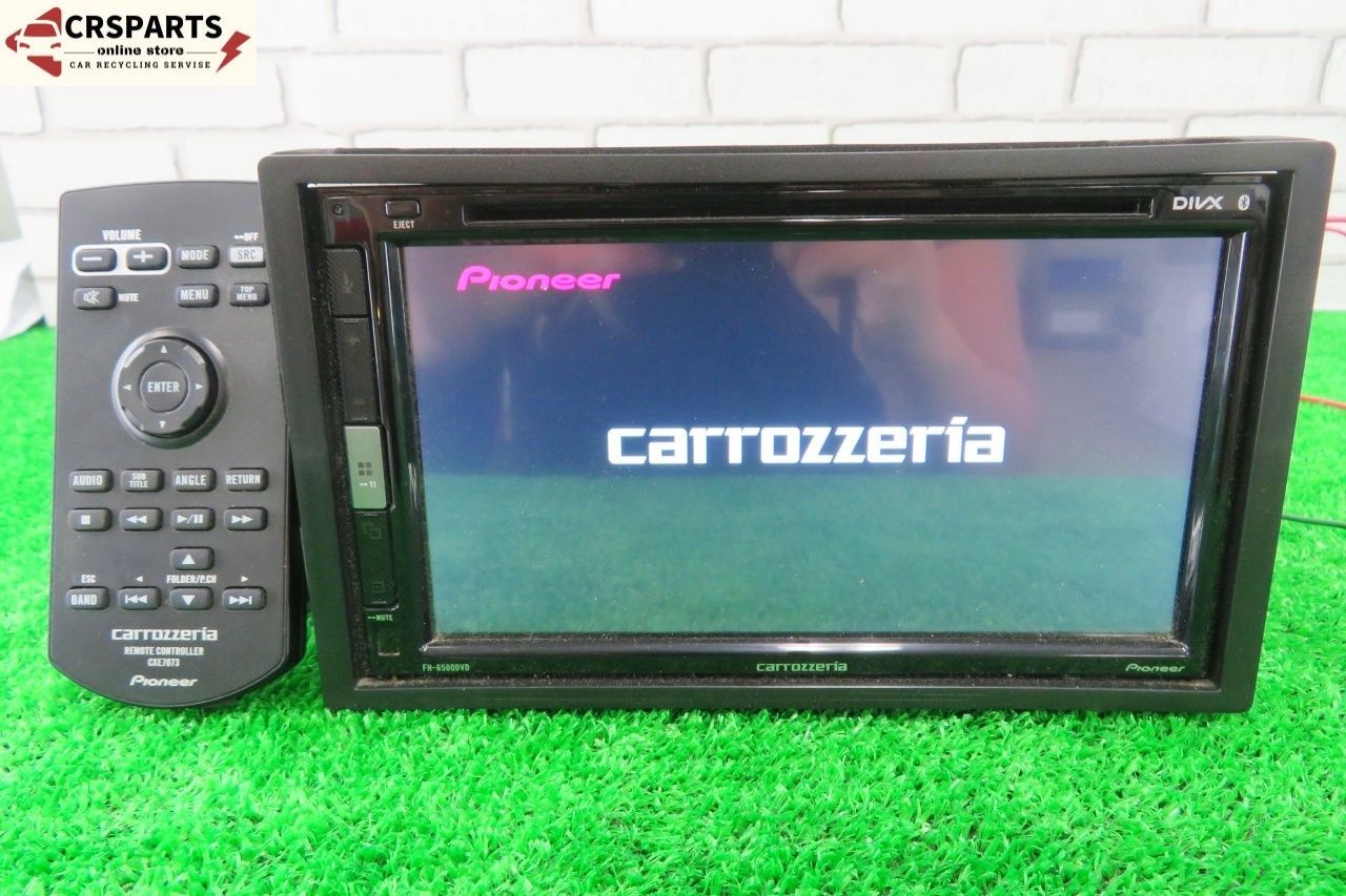 東京都内 カロッツェリア FH-6500DVD ディスプレイ CD DVD オーディオ デッキ Bluetooth ◆取外 JC1◆ No 13608