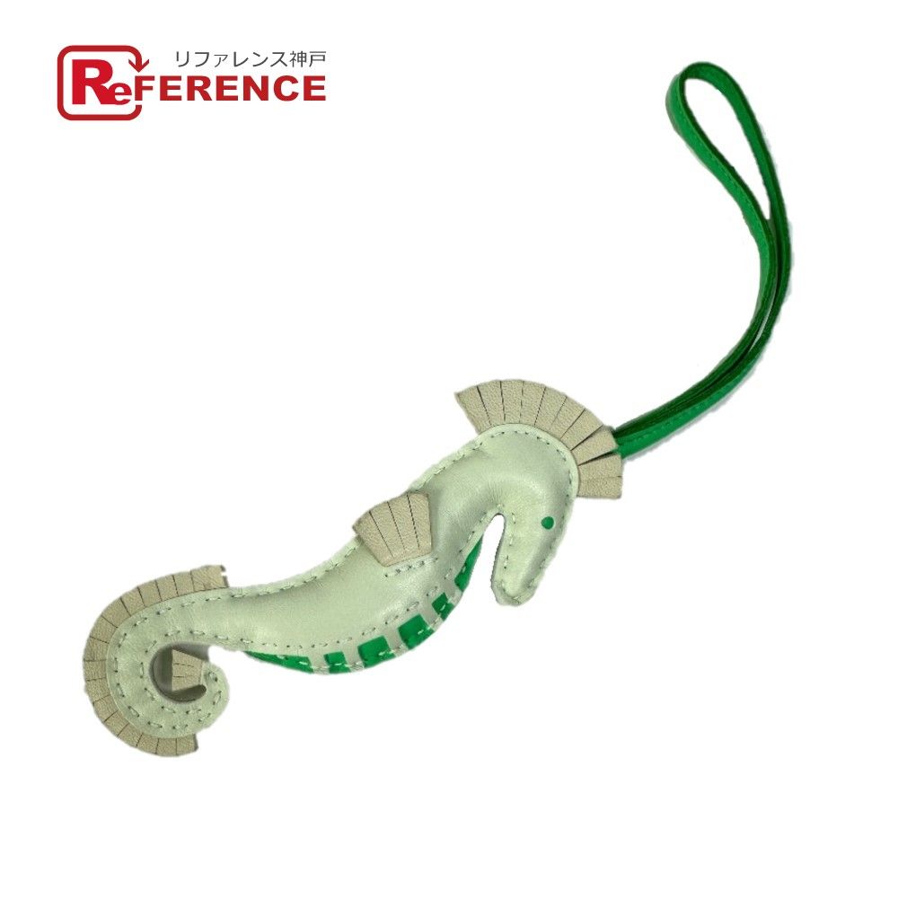 HERMES エルメス イポ タツノオトシゴ ブラック チャーム 黒 HERMES