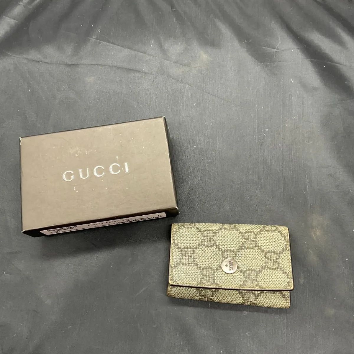 グッチ キーケース グッチレディース 財布・小物〔GGマーモント〕レザー キーケース