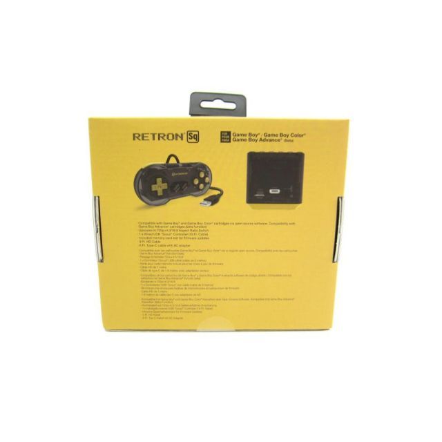 RetroN Sq HD Gaming Console ブラック ゴールド ゲーム ∠UR 475