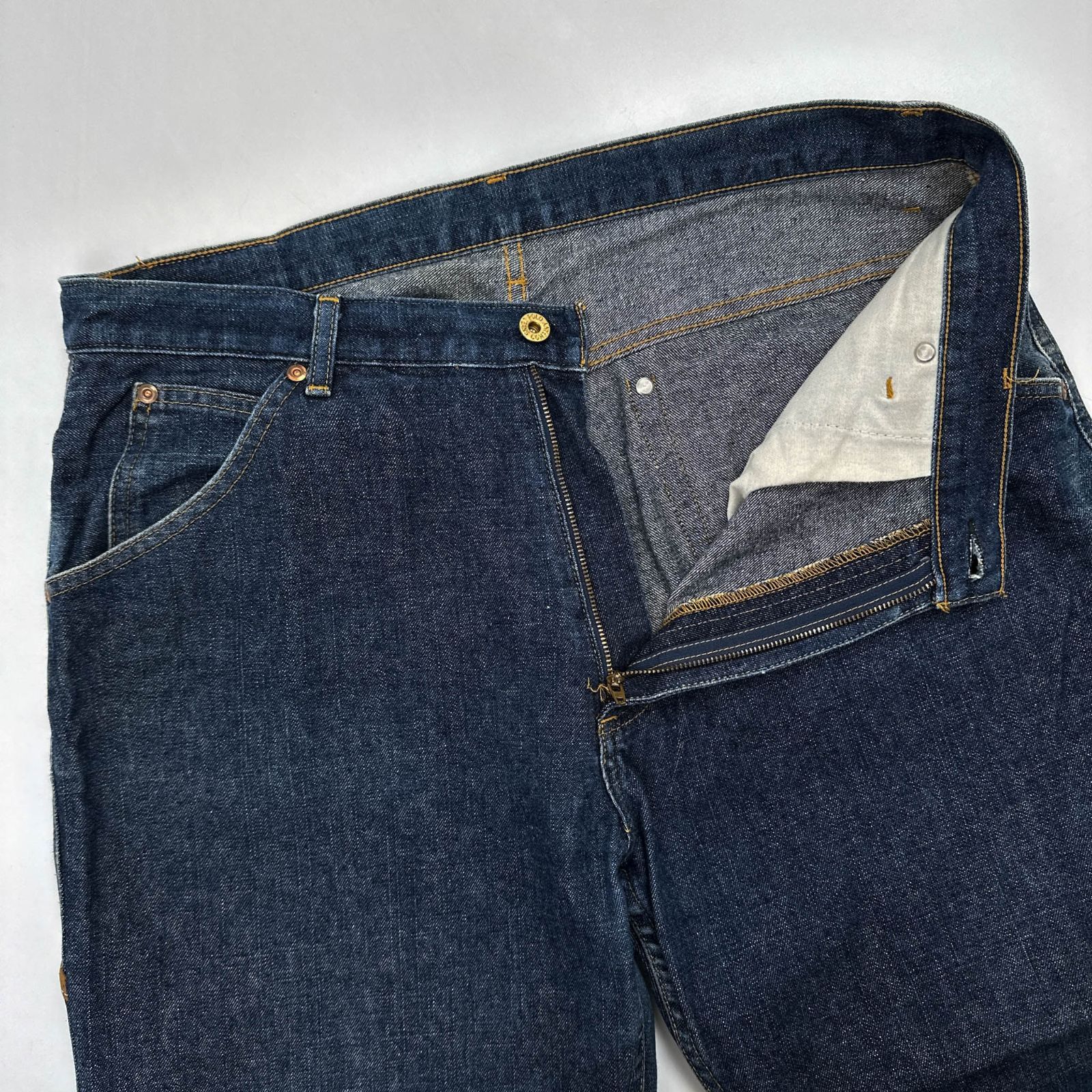 90s USA製 ポロ ラルフローレン POLO JEANS ロゴ刺繍 デニム
