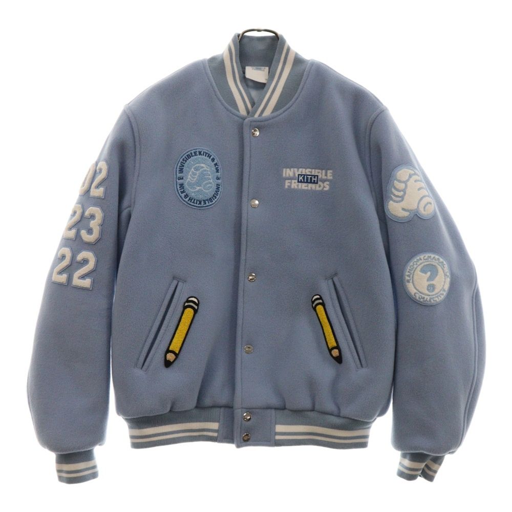 KITH (キス) × INVISIBLE FRIENDS Manteco Wool Varsity Jacket