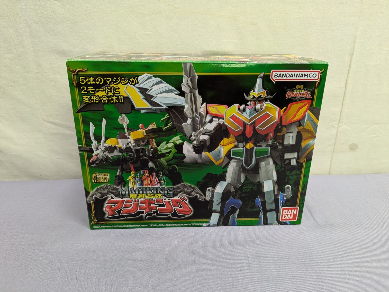 【8/1出品取り下げ予定】SMP 魔法戦隊マジレンジャー 魔神合体 マジキング 現状品】BANDAI バンダイ 組立品 SMP 魔法戦隊マジレンジャー