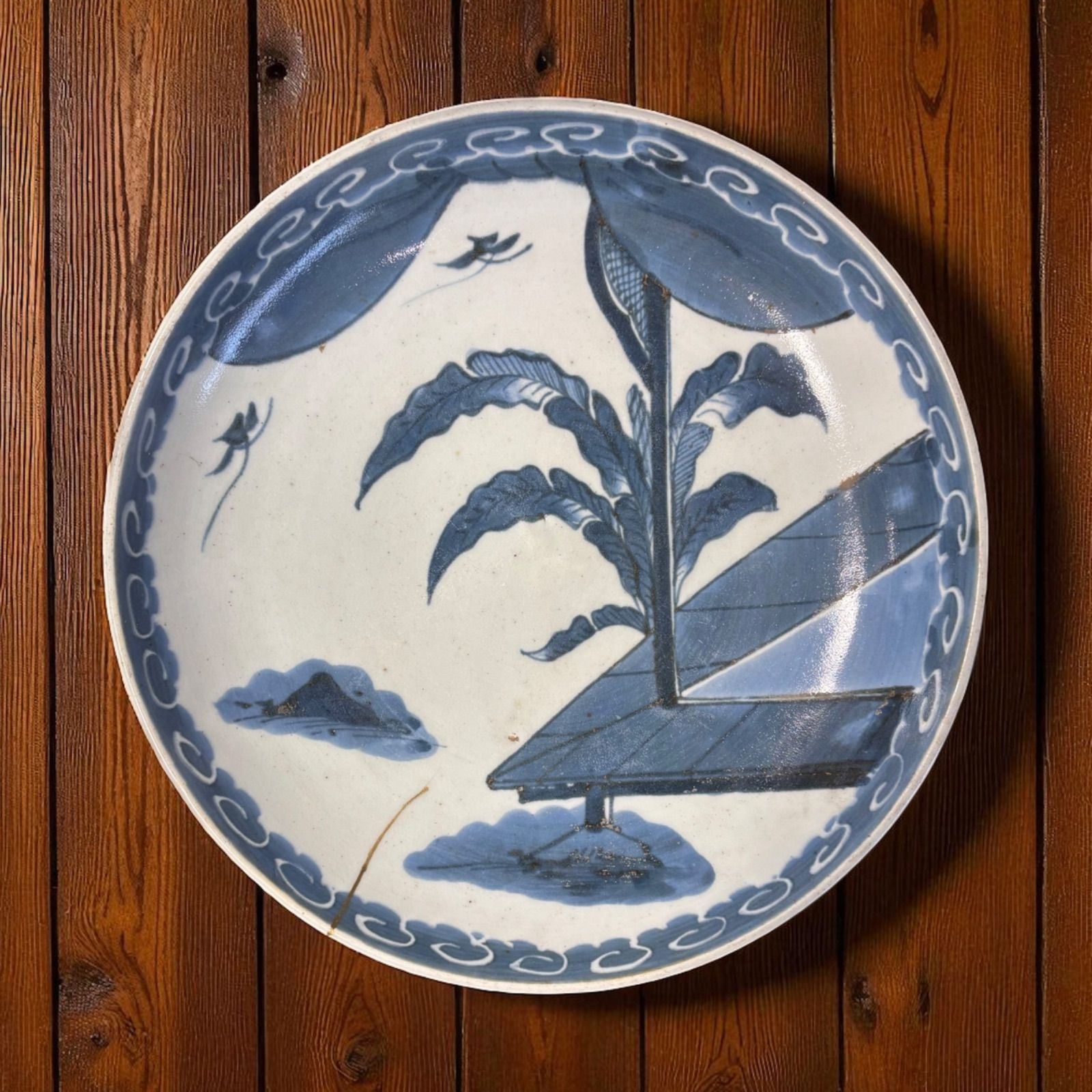 骨董品 大皿 風景 【公式通販】