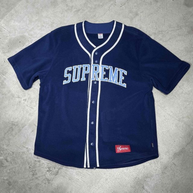 Supreme Polartec® Baseball Jersey ネイビー Supreme Polartec Baseball Jersey (FW24) - $138