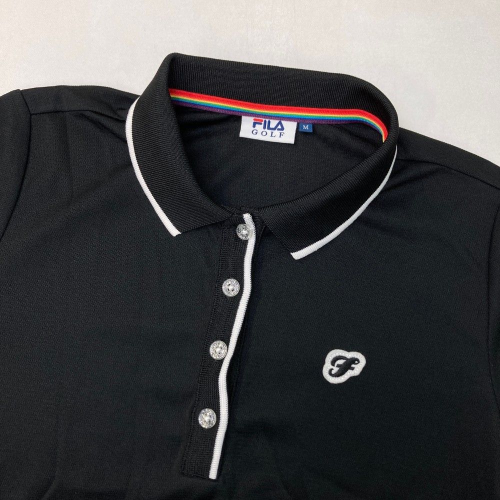 美品、PING レディース ゴルフウェアセット Mサイズ黒 サイズ：M FILA GOLF フィラゴルフ ワンピース ブラック系