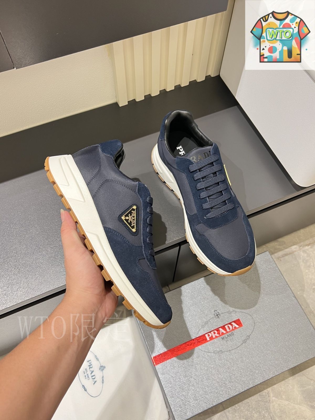 Prada プラダ カジュアル スニーカー06