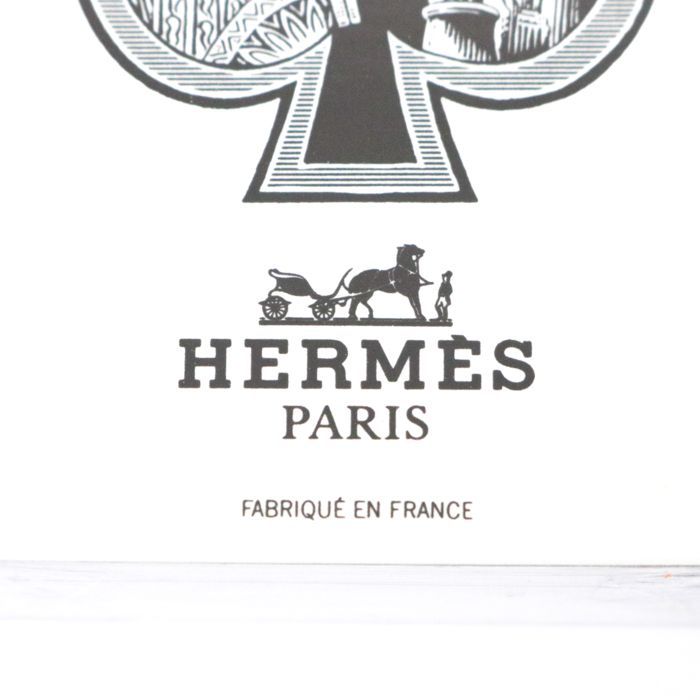 未使用・展示品 エルメス HERMES トランプ 2個セット ペーパー