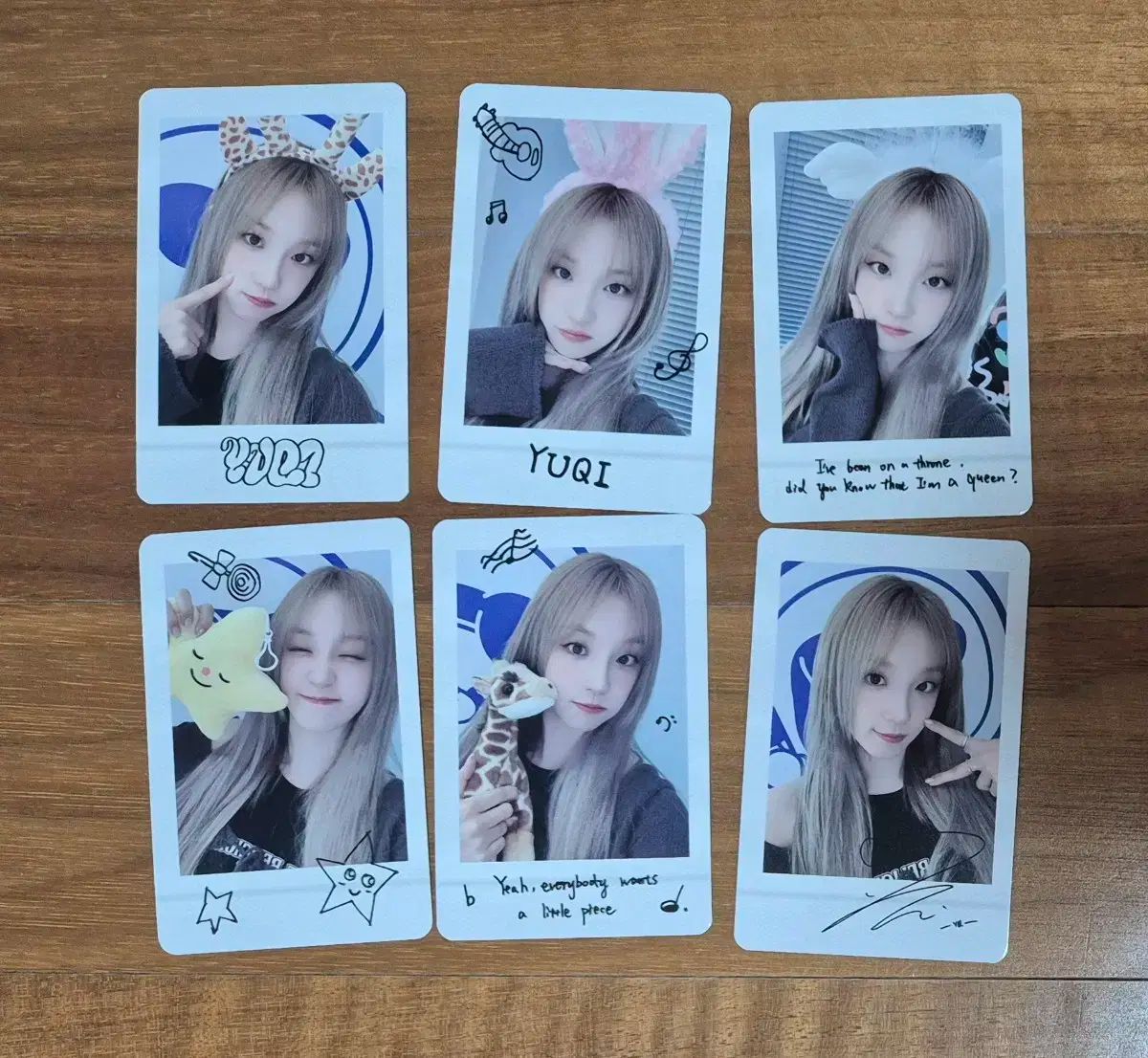 G)I-DLE(アイドゥル) ウギ(YUQI) チェキ ポラロイド フォト