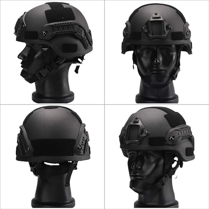 ドラマS.W.A.T.使用！バンブー タイプヘルメット ブラック