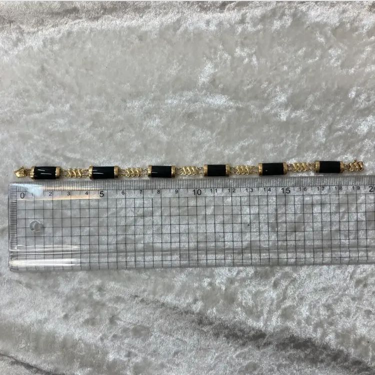 オニキス ゴールドブレスレット c7de7ca397ca2975a4cdc5ecf3c016