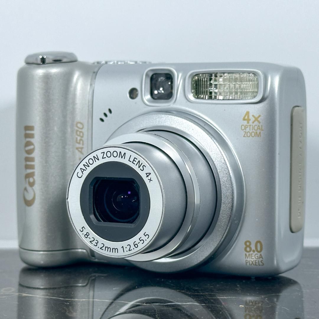 美品】Canon PowerShot A580 単3電池駆動 キャノン パワーショット