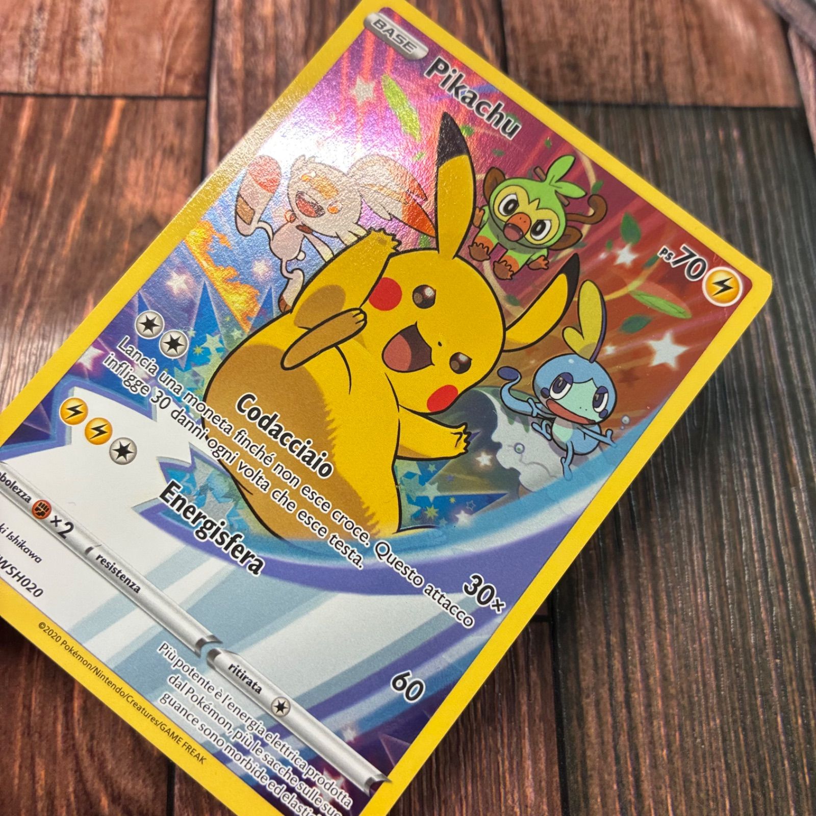 ピカチュウ ソード＆シールド プロモ イタリア版 海外限定