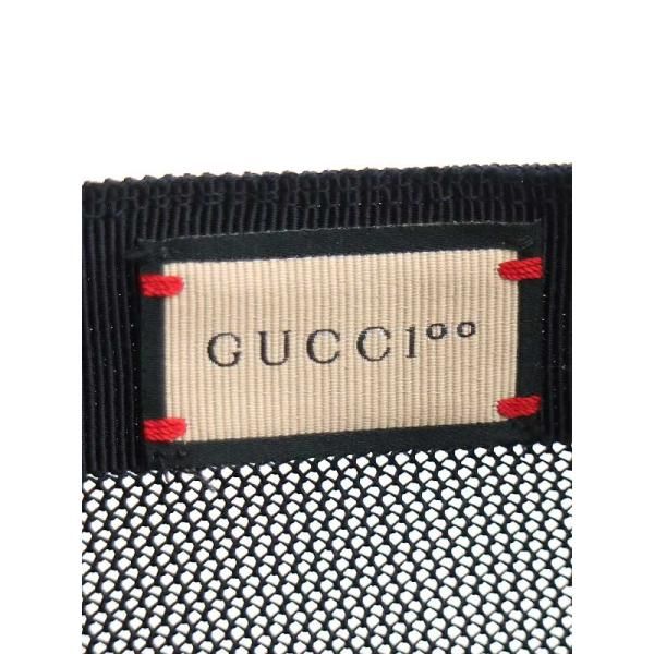 GUCCIグッチ22SS100周年記念カレイドスコープレザーメッシュキャップ