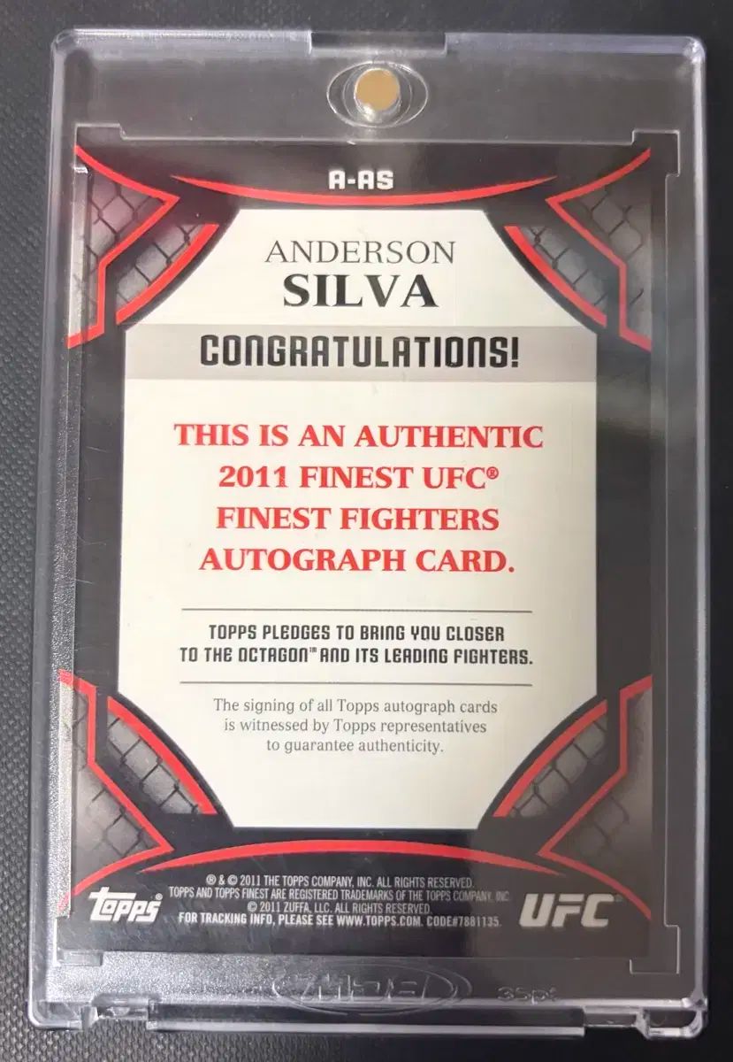 UFCカード Kinloch Anderson キンロックアンダーソン シルバ 2011ファイネスト単オートカード LLC-HASEGAWATOSO_COM