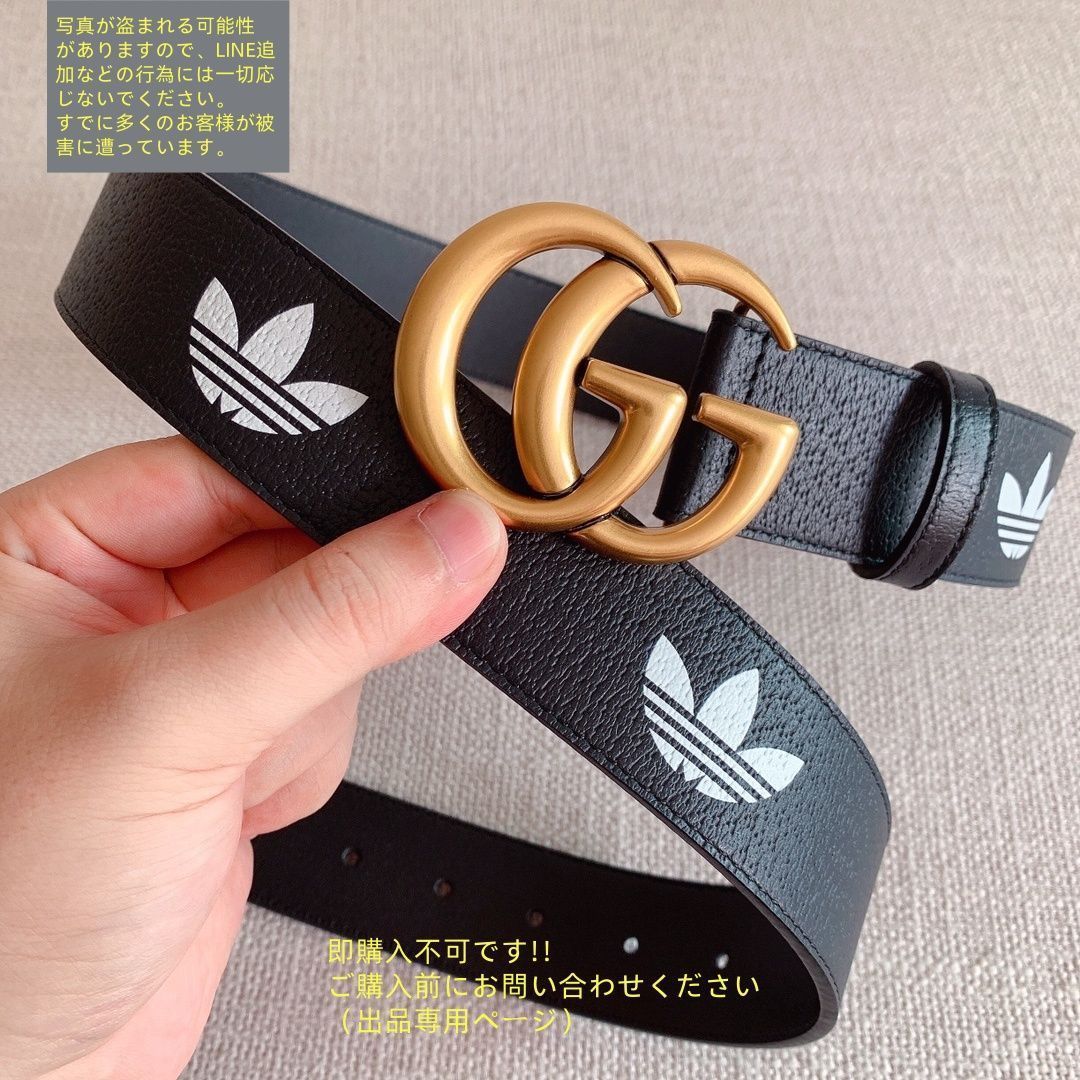 未使用品】最終値下げ GUCCI グッチ GG ベルト メンズ 本革 - メルカリ