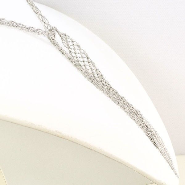 K18WG ネックレス necklace 総重量約20.9g 約100cm