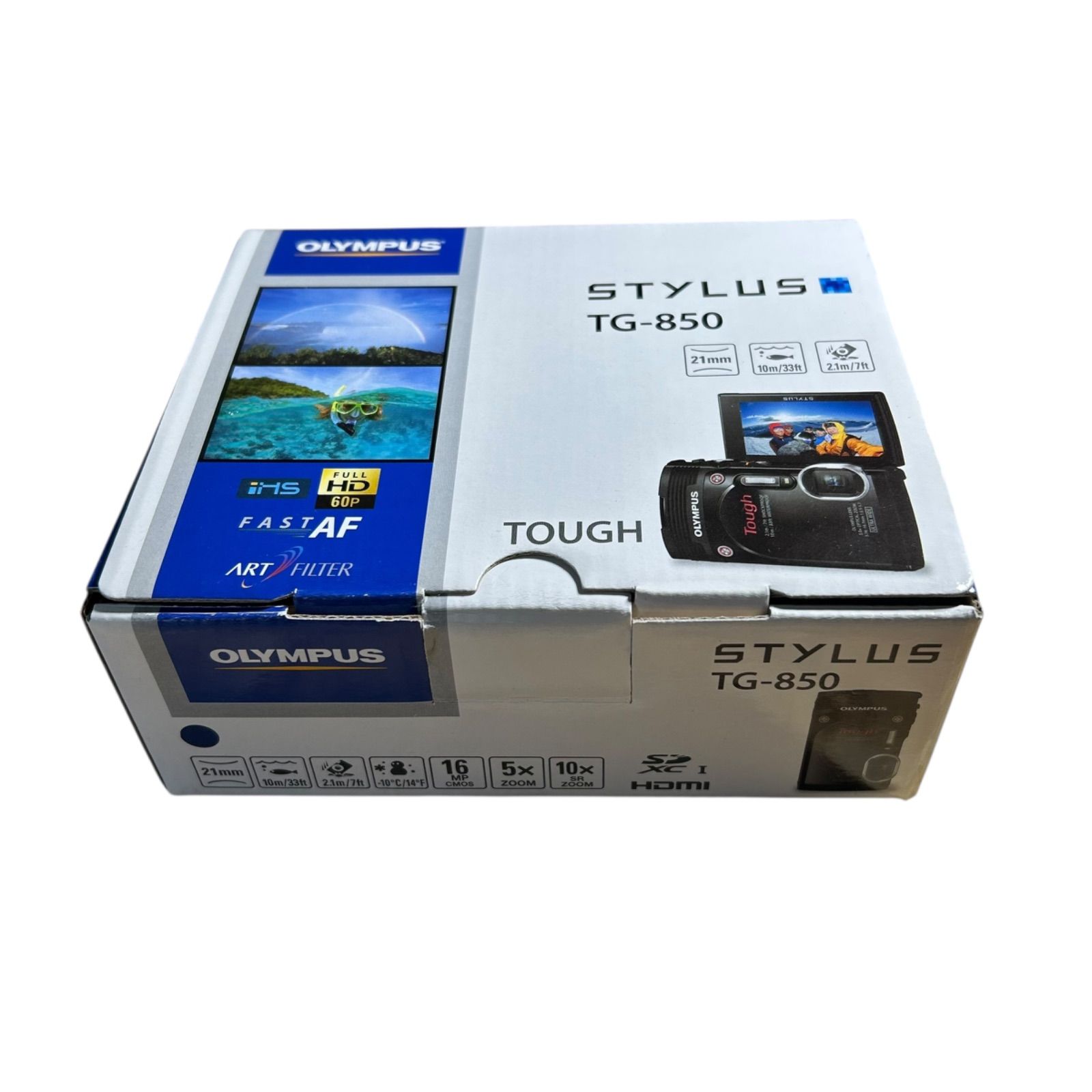 OLYMPUS Tough TG-850 ブラック 防水デジカメ 動作良好 オリンパス