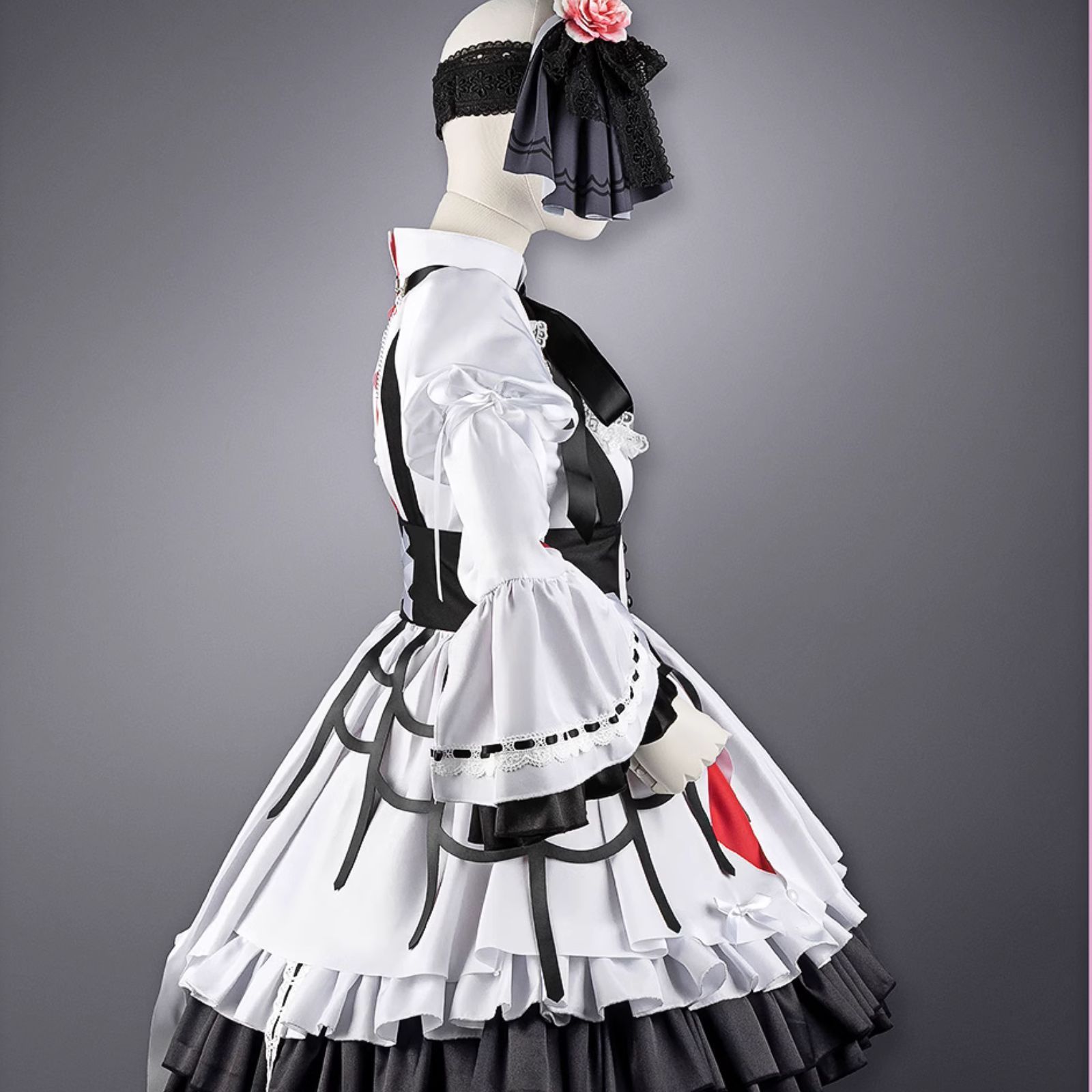 ◆ プロジェクトセカイ 暁山瑞希 苦痛の綻花 ロリータ ワンピース コスプレ プロジェクトセカイ 暁山瑞希 苦痛の綻花 ロリータ ワンピース