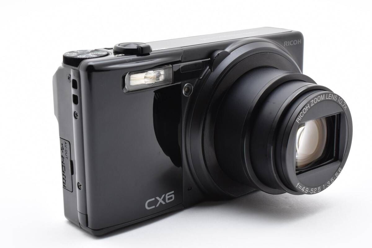 RICOH リコー CX6 ブラック デジタルカメラ ジャンク品 中古】RICOH リコー CX6 コンパクトデジタルカメラ シャッター