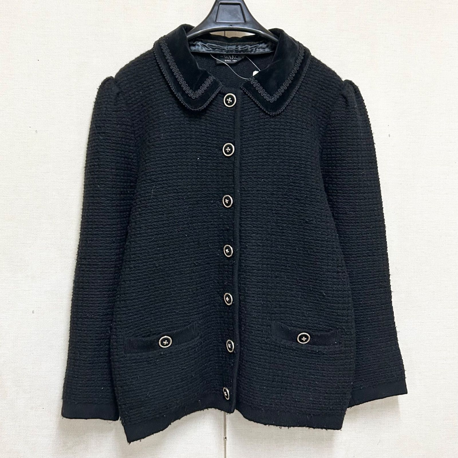 z888 WAKO GINZA TOKYO ワコウ 和光 ジャケット レトロ ウール100 
