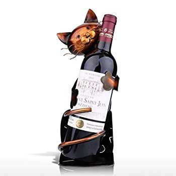 Tooarts Cat Shaped Wine Holder Wine Rack shelf l Sculpture Practical Home decoration Crafts by Tooarts