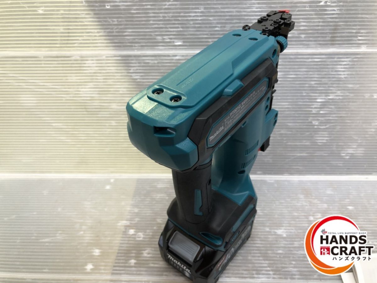 中古】マキタ 40Vmax充電式ピンタッカ PT001G ケース・付属品付き