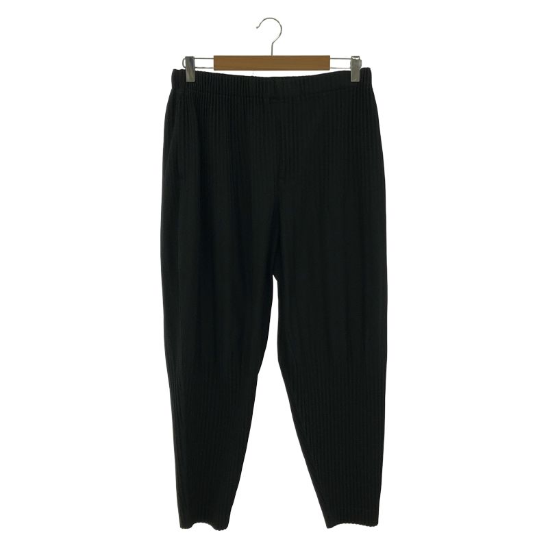 HOMME PLISSE ISSEY MIYAKE プリーツパンツ サイズ2 ブラック HP91JF103 オムプリッセイッセイミヤケ 19
