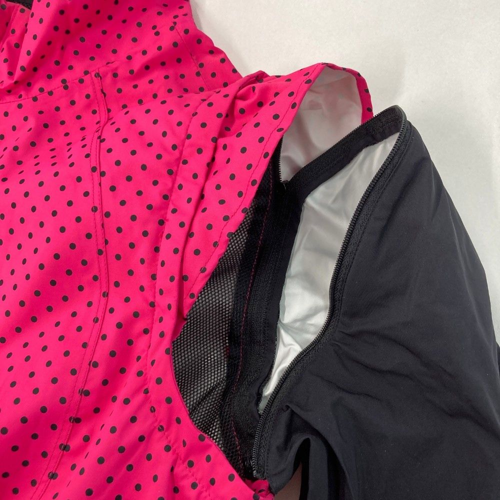 VIVA HEARTレインウェア ピンク白水玉 セット VIVA HEART（ビバハート