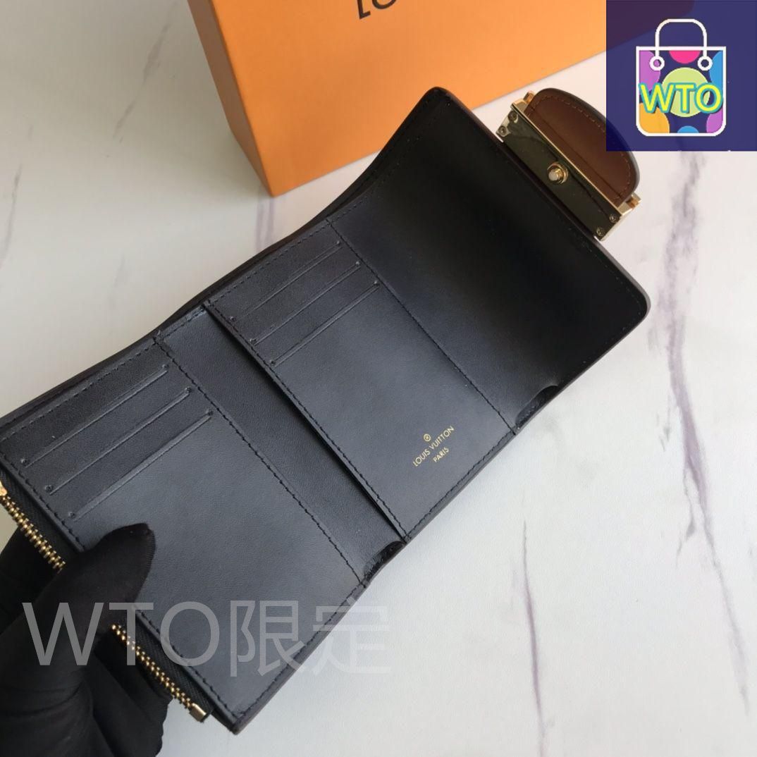 極美品　46 LOUIS VUITTON ルイヴィトン　二つ折り財布　Ｗホック LOUIS VUITTON ルイヴィトン Wホック財布 廃盤レア レディース