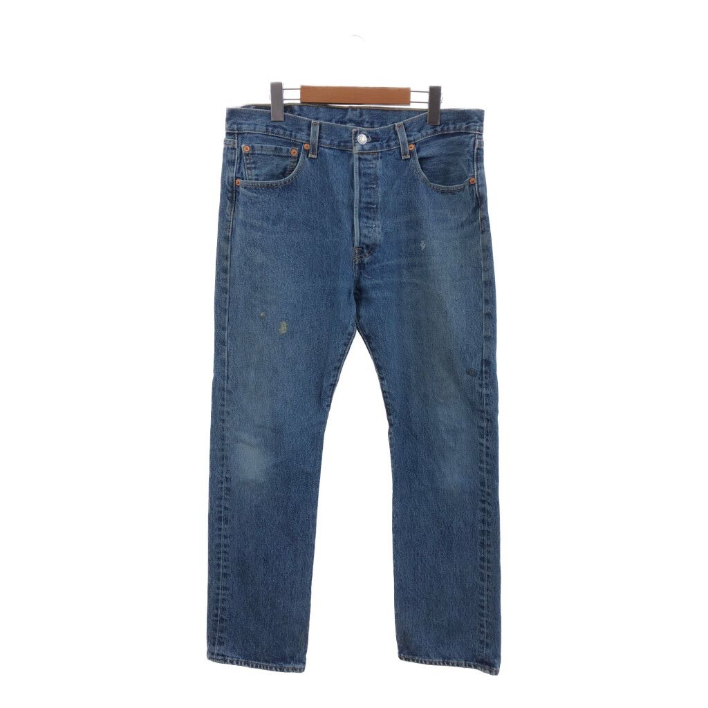 Levi's リーバイス 501 デニムパンツ アメカジ ブルー (メンズ W33 L30) 中古 古着 Q2905