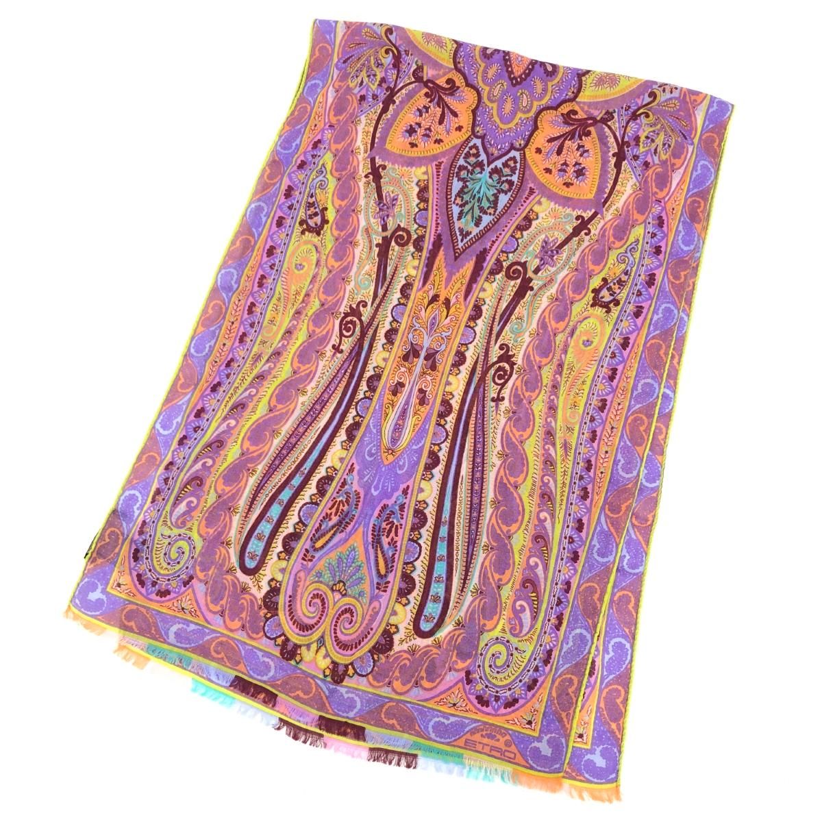 楽天市場】エトロ 大判 ストールの通販 極美品✨ETRO エトロ シルク